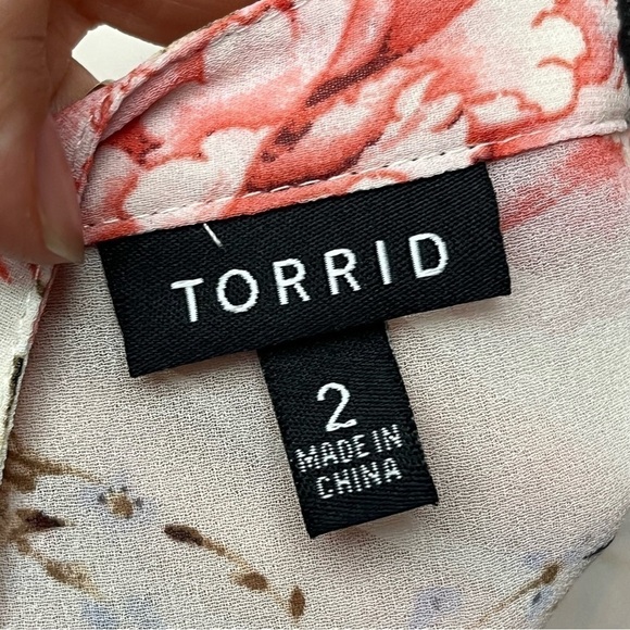 Torrid lexie babydoll chiffon tunic - Picture 3 of 9